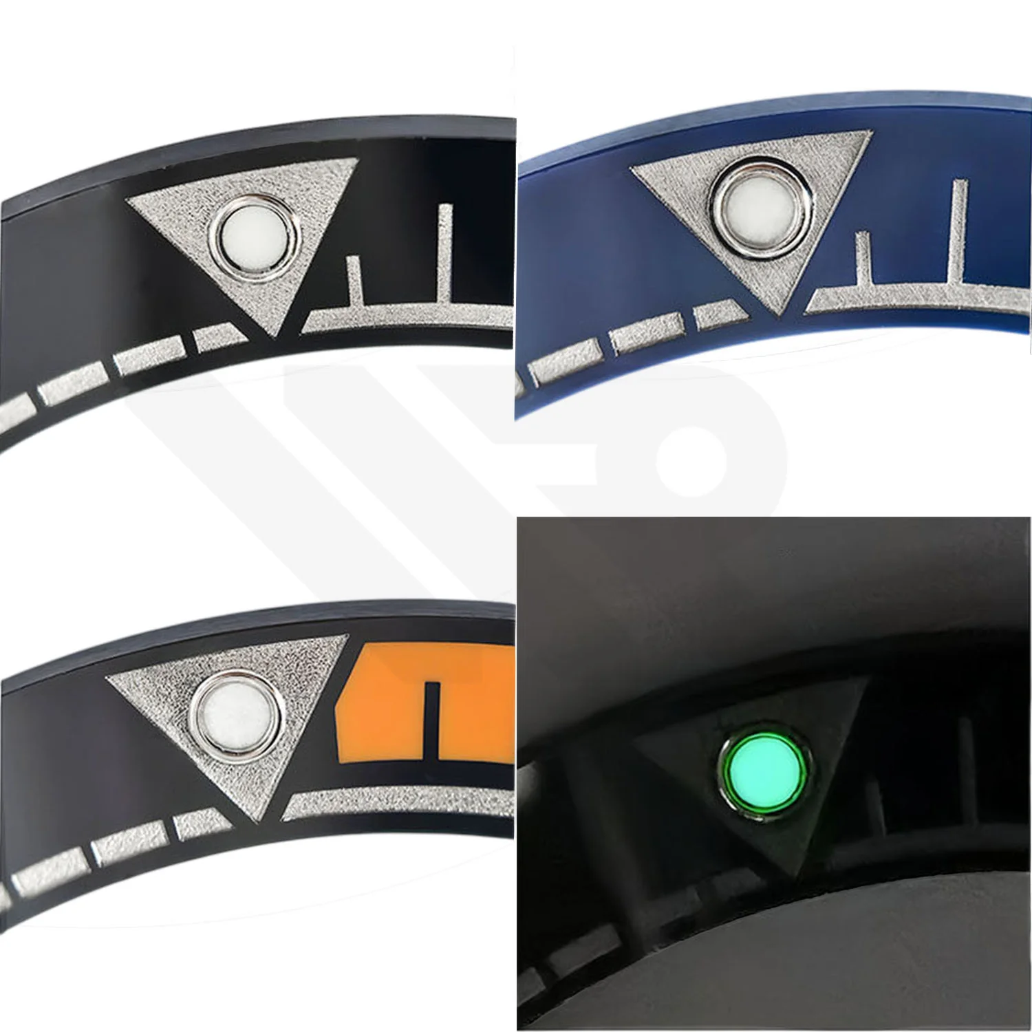 Replacement Ceramic Bezel Ring Compatible with Omega Seamaster Planet Ocean 600m 215.30.44 - Black / Red - Image 4