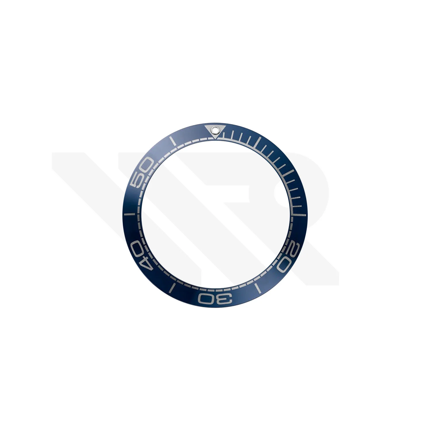 Replacement Ceramic Bezel Ring Compatible with Omega Seamaster Planet Ocean 600m 215.30.44 - Blue