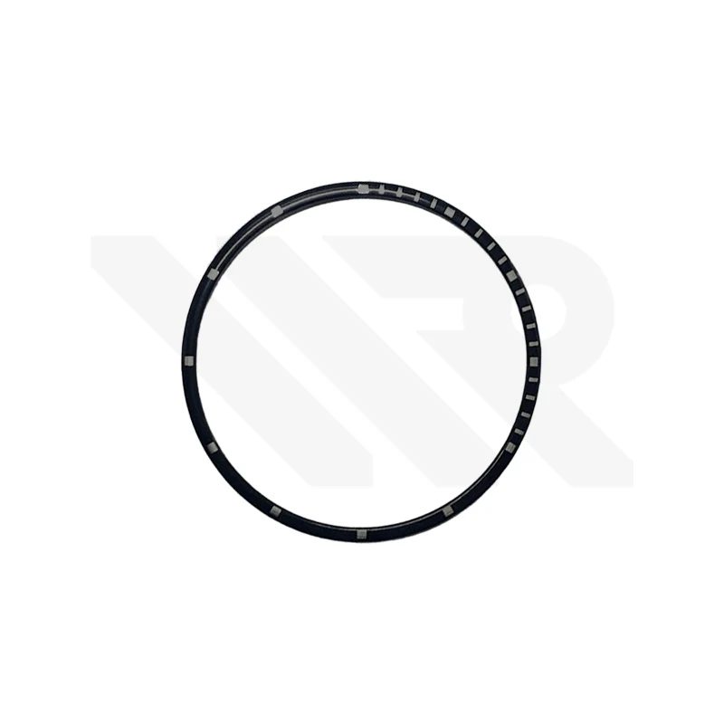 Replacement Chapter Ring Compatible with Luminox Modern Mariner Black Out 6251BO , 6501BO Series