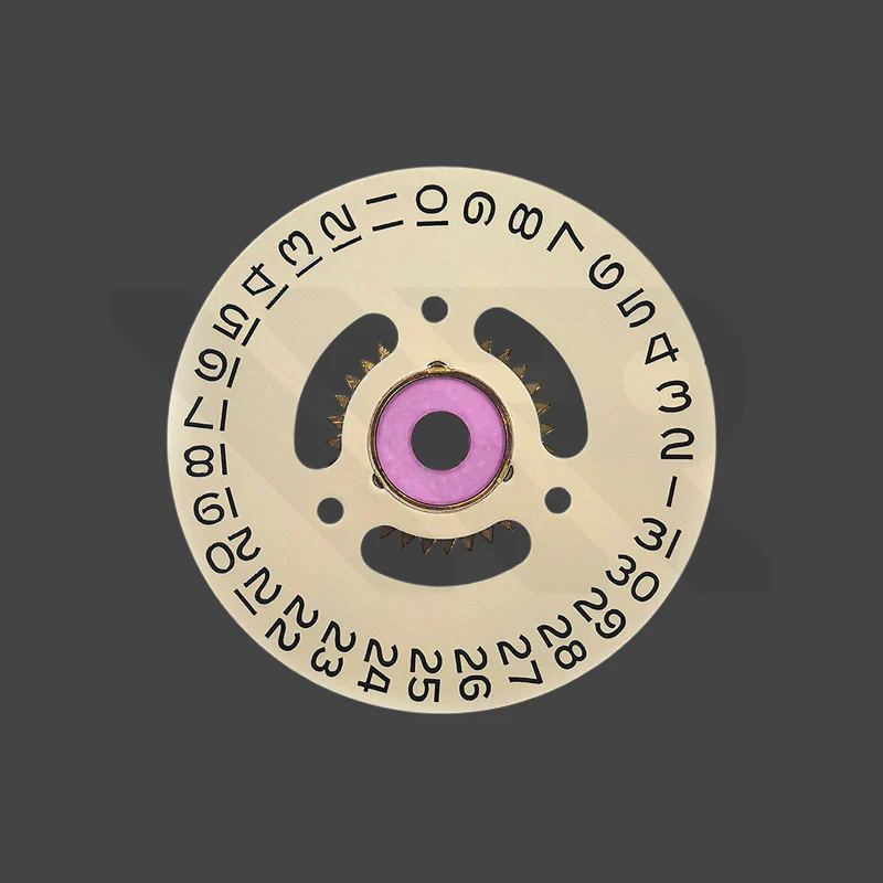 Replacement Date Disc Compatible with Rolex Cal. 2135 Champagne - Image 3