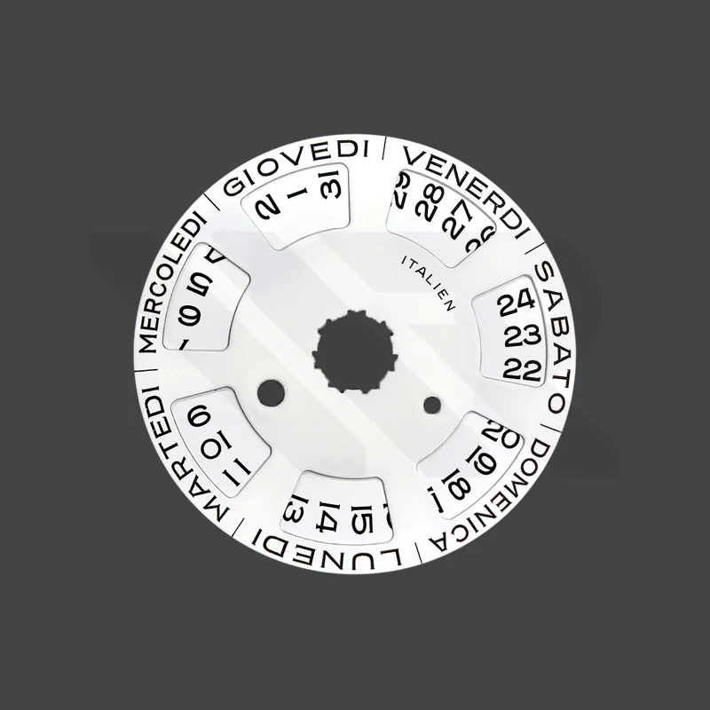 Replacement Day-Date Disc Compatible with Rolex Cal. 3255 - Italian
