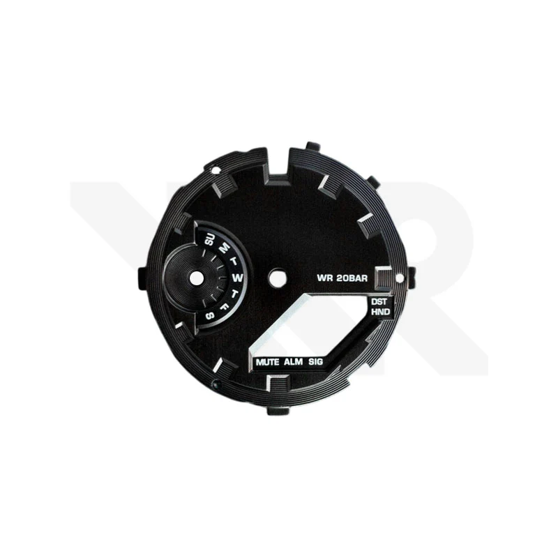 Replacement Dial Compatible for Casio G-Shock GA2100 , GA2110 : Brushed Black