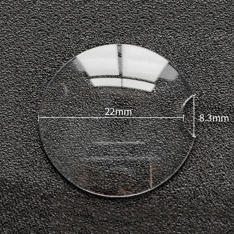 Replacement Double Domed Sapphire Crystal Compatible with Cartier Ballon Bleu 33mm Series (No AR Coating)