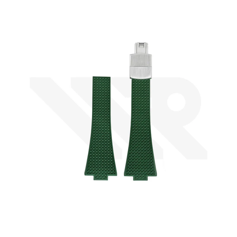 Replacement Fluoro Strap for Tissot PRX 35mm T137207A , T137210A (Green)