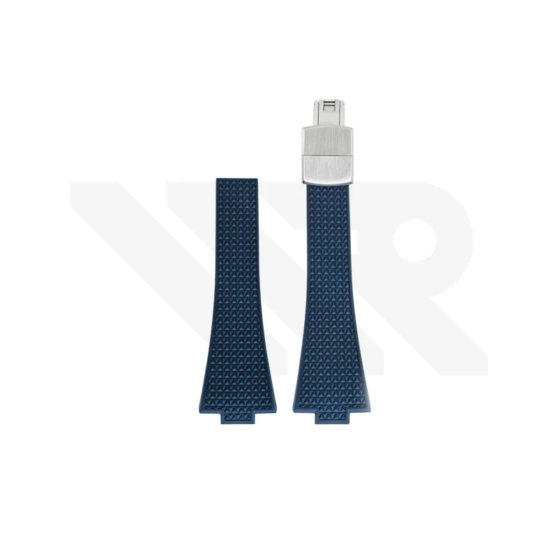 Replacement Fluoro Strap for Tissot PRX 40mm T137407A , T137410A (Navy)