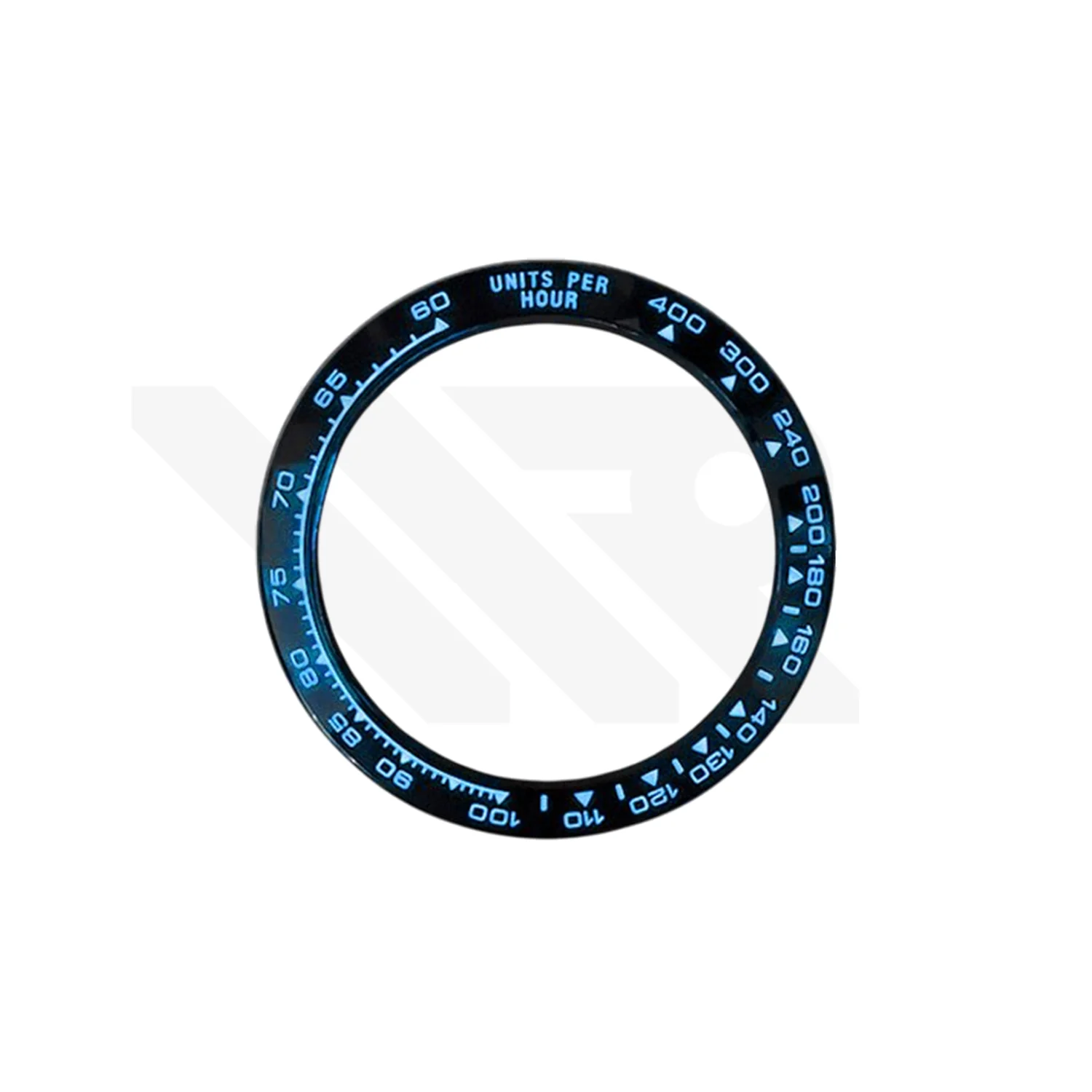 Replacement Full Luminous Ceramic Bezel Insert for VK63 Daytona Homage : Blue Luminous - Image 2