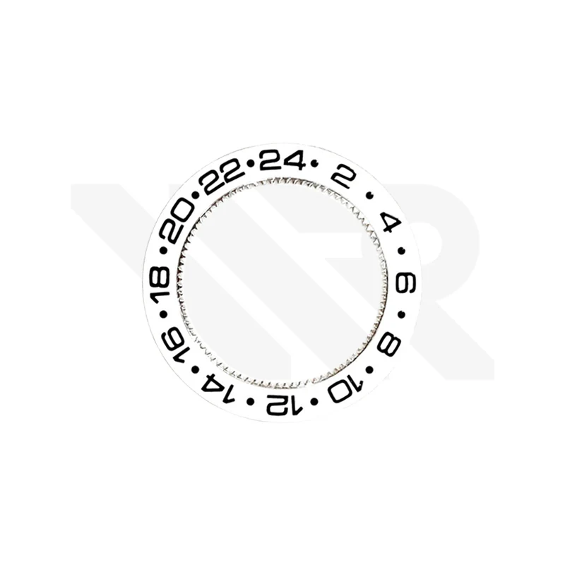 Replacement GMT Hour Disc Compatible with Rolex Skydweller Cal.9001 , Cal.9002 : Intense White