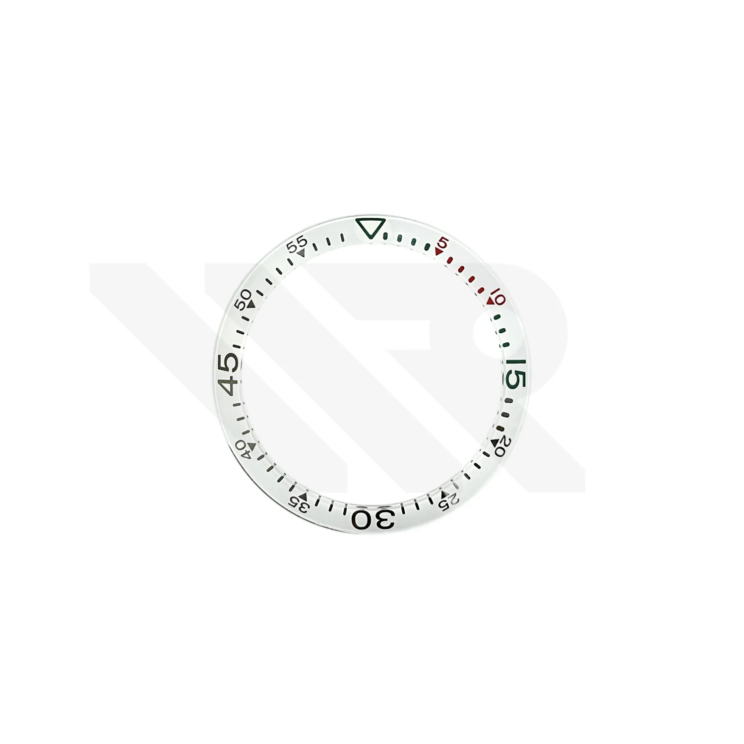 Replacement Mineral Glass Bezel Insert Compatible with Gucci Dive 40mm YA 136336 , 136337 ,