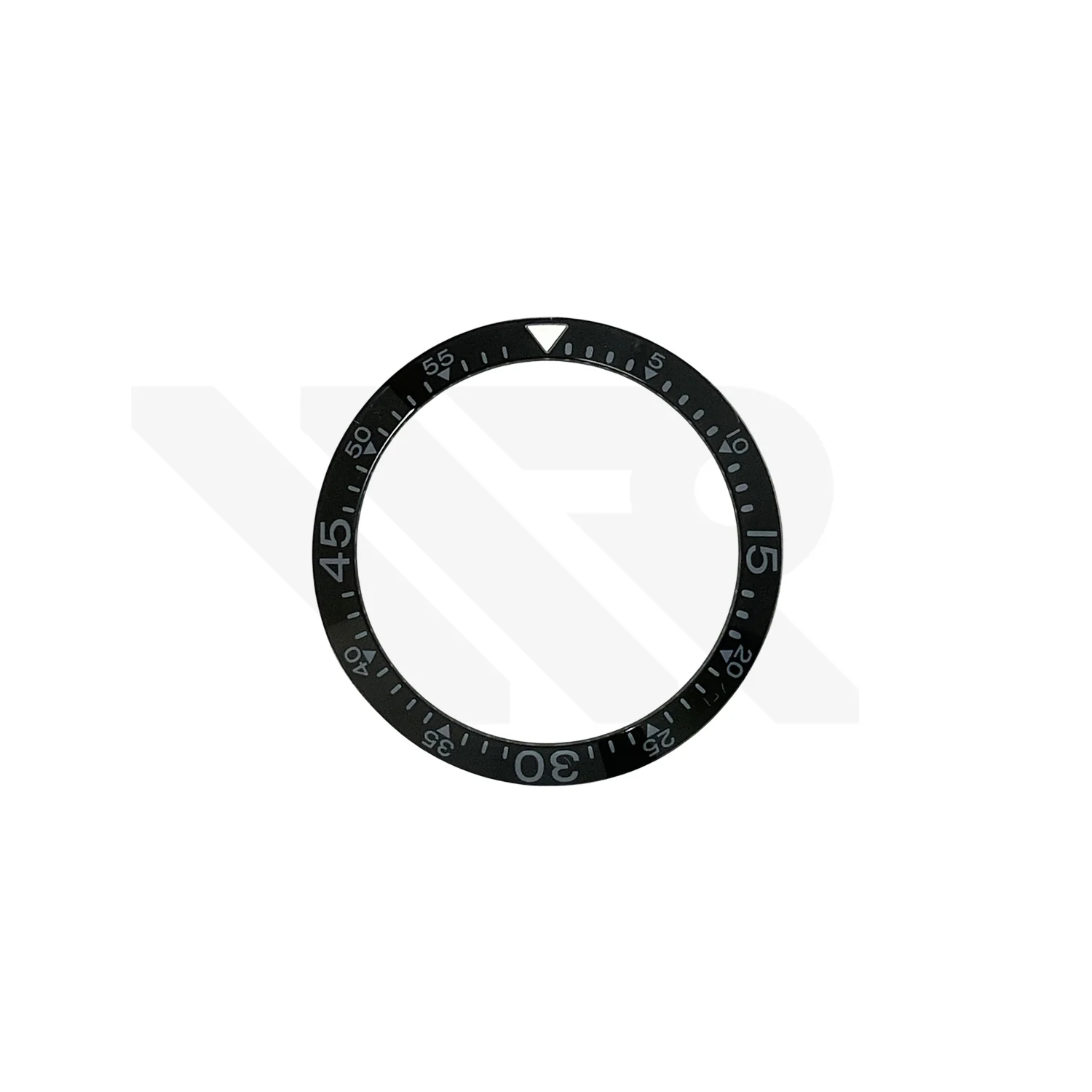 Replacement Mineral Glass Bezel Insert Compatible with Gucci Dive 45mm YA 136215 , 136205