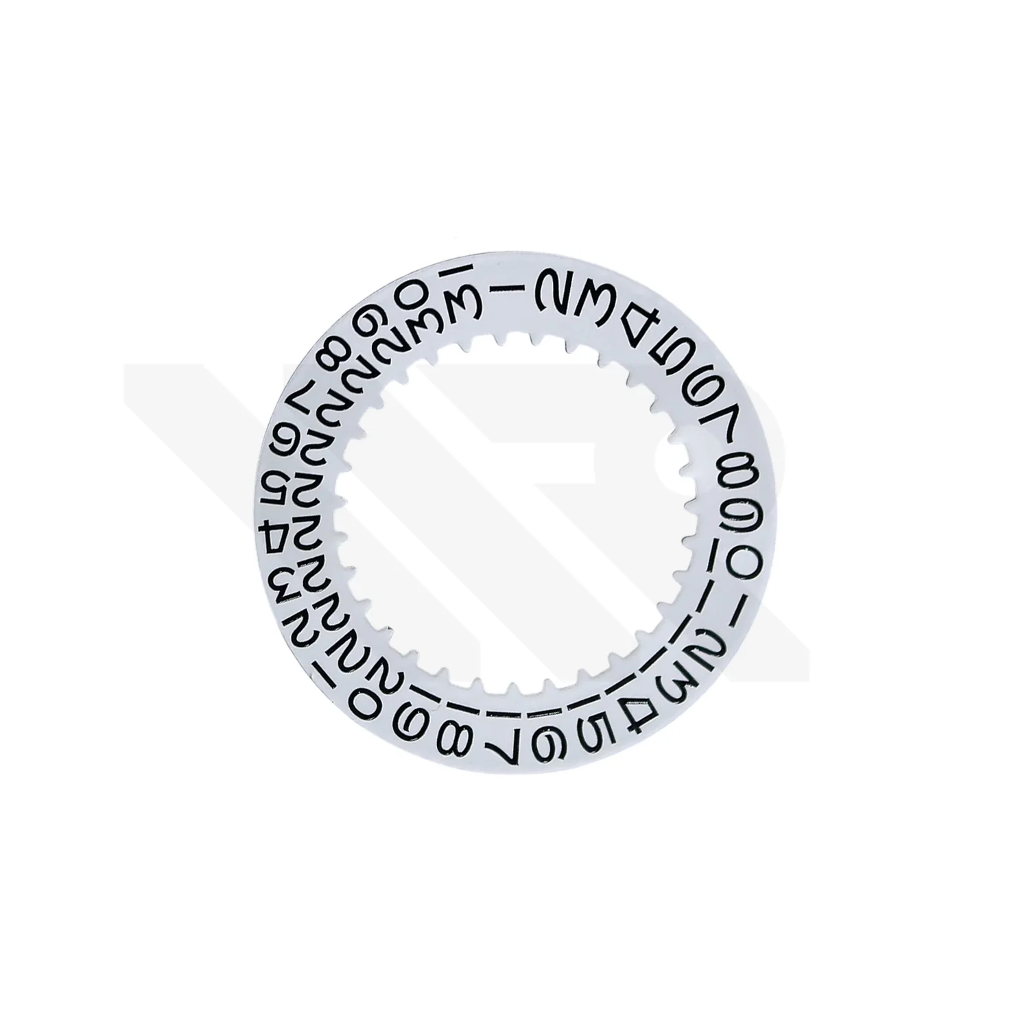 Replacement Open 6 Date Disc Compatible with Rolex 1570: White