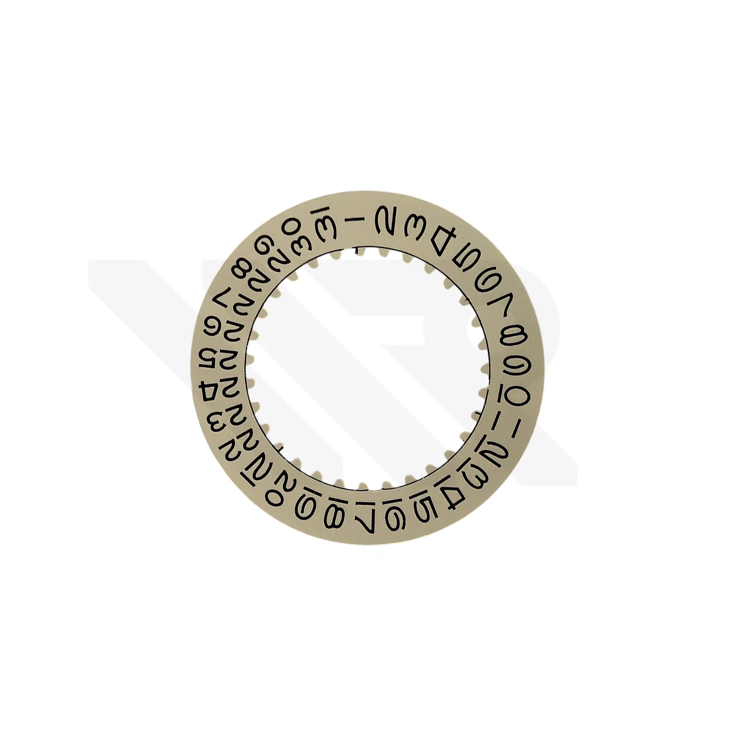 Replacement Open 6 Date Disc Compatible with Rolex Cal 3035: Champagne
