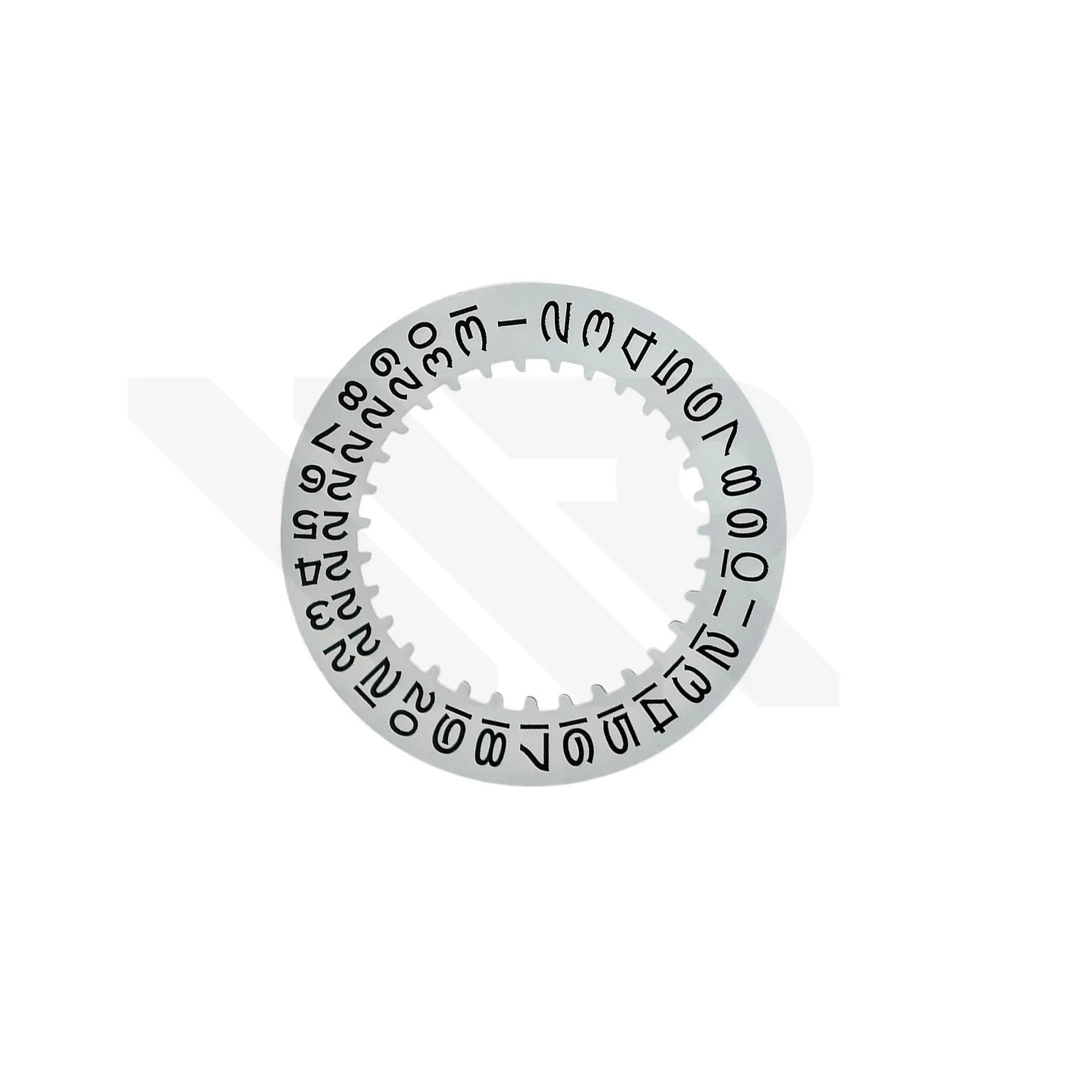Replacement Open 6 Date Disc Compatible with Rolex Cal 3035: White