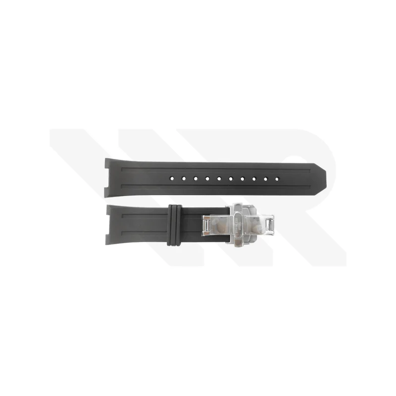 Replacement Rubber Strap Compatible with Citizen Series 8 NB6030 , NB6031 , NB6032 , NB6033 , NB6034 , NB6035 , NB6036 (Black) - Image 2