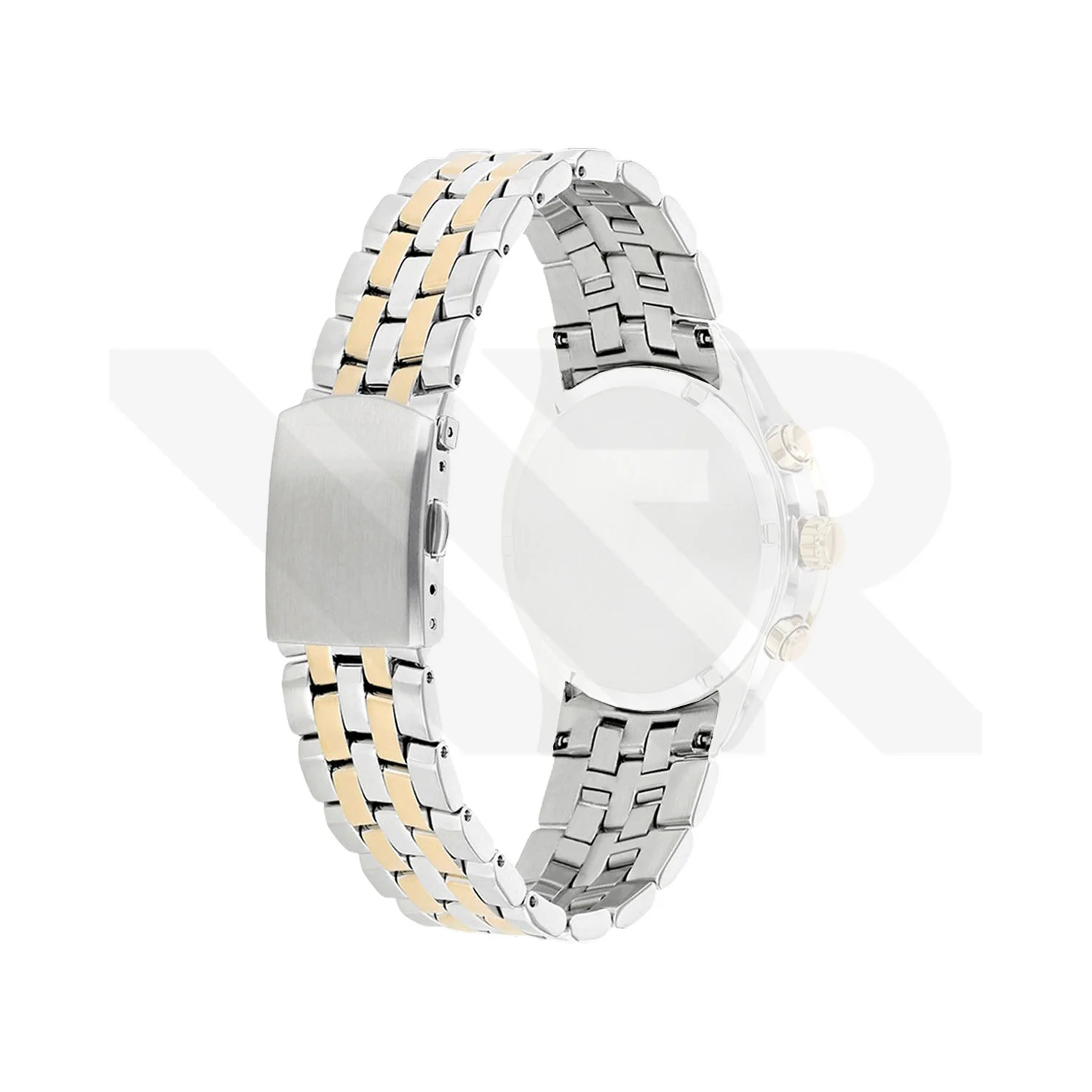 Replacement Stainless Steel Bracelet Compatible with Citizen Eco-Drive Chronograph AT2144