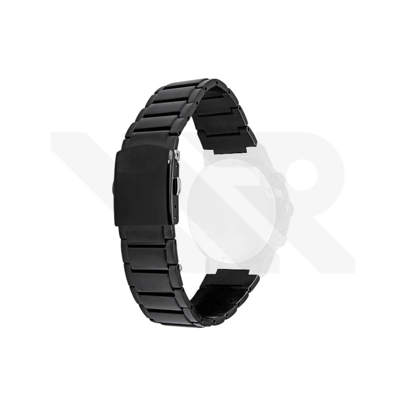 Replacement Stainless Steel Bracelet Compatible with Citizen Eco-Drive Chronograph AT2405