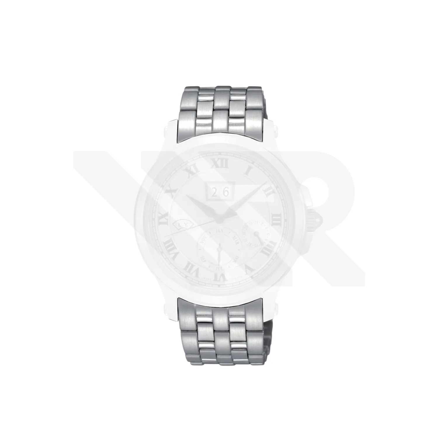 Replacement Stainless Steel Bracelet Compatible with Seiko Premier Series SRX005 , SRX007