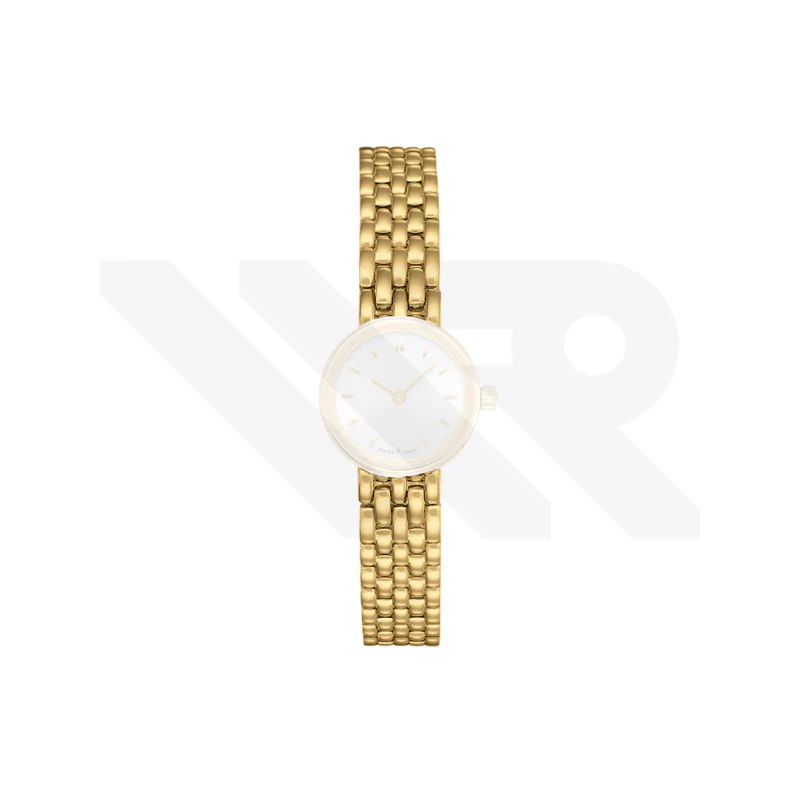 Replacement Stainless Steel Bracelet Compatible with Tissot Lovely T058009A (Gold)