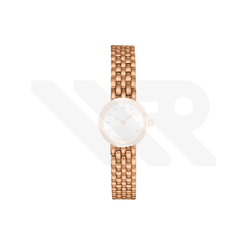 Replacement Stainless Steel Bracelet Compatible with Tissot Lovely T058009A (Rose Gold)