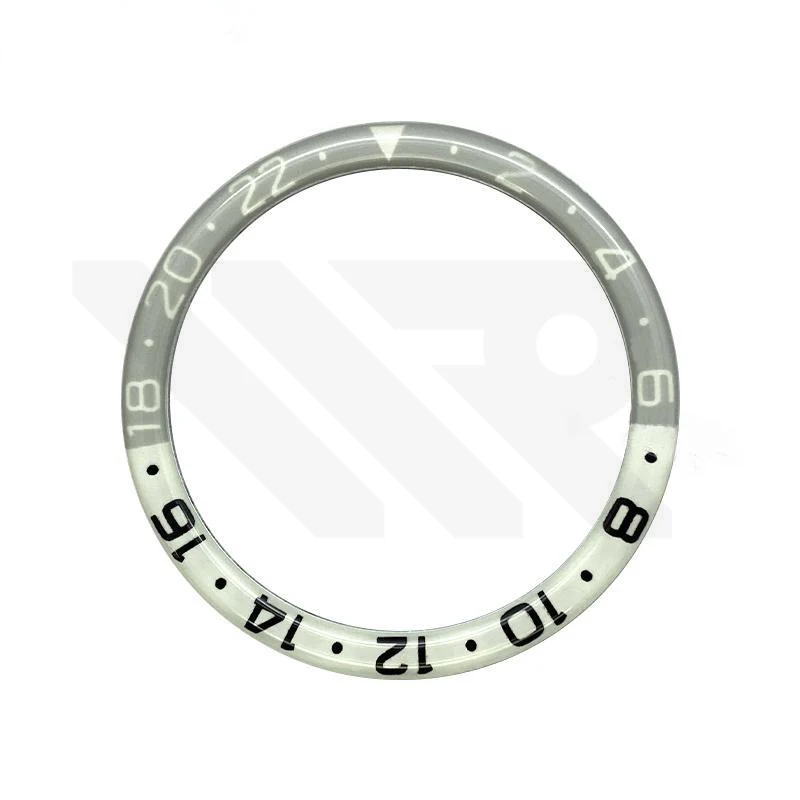 Resin Full Lume Flat Bezel Insert for SKX/SRPD Seiko Mod