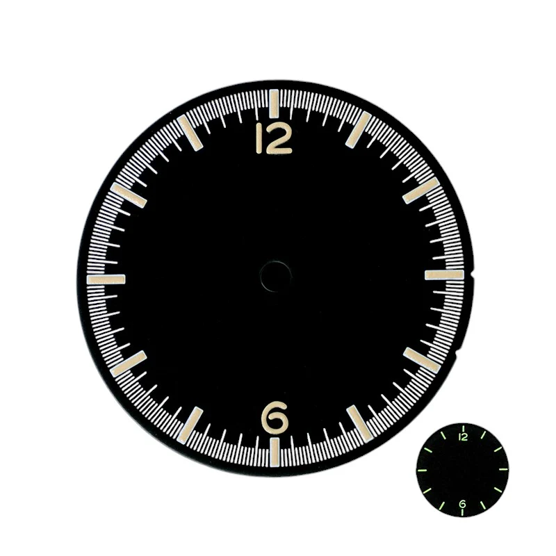 Retro Black Dial for Seiko Mod