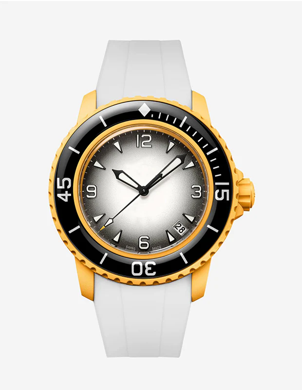 Rubber B Style Strap for Blancpain x Swatch Ocean Of Storms - Image 18