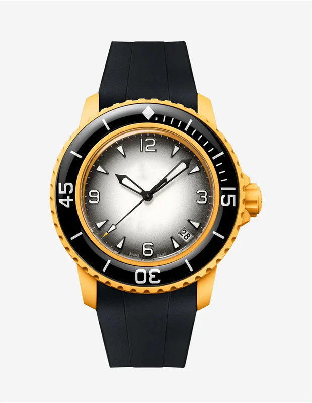 Rubber B Style Strap for Blancpain x Swatch Ocean Of Storms - Image 19