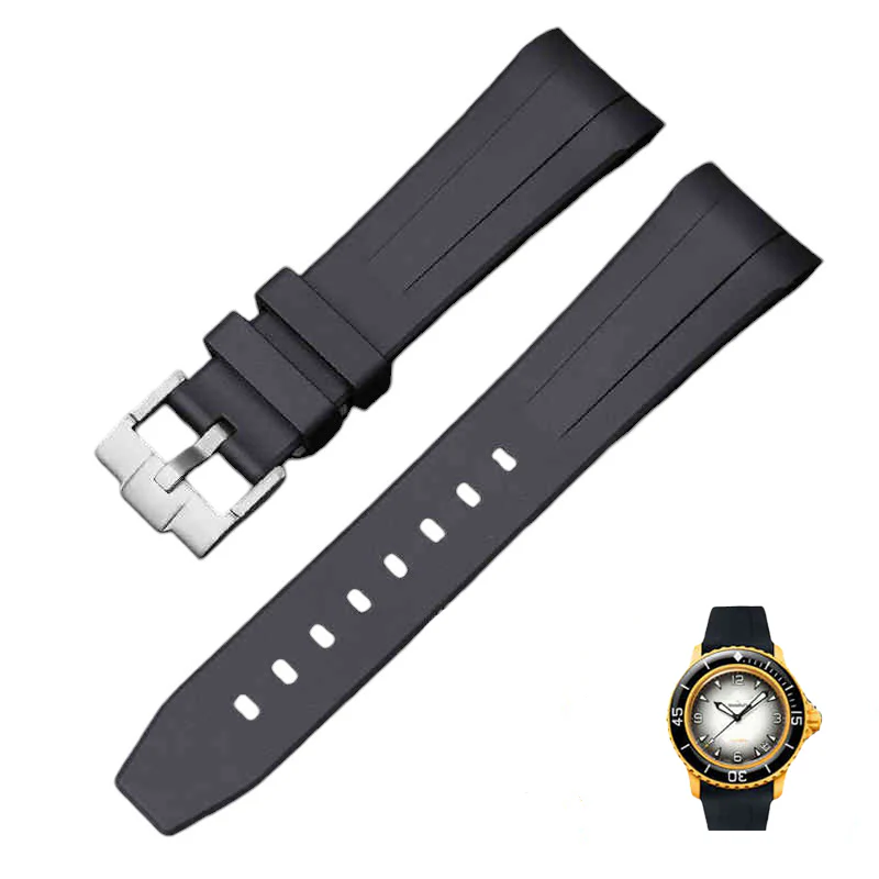 Rubber B Style Strap for Blancpain x Swatch Ocean Of Storms - Image 2