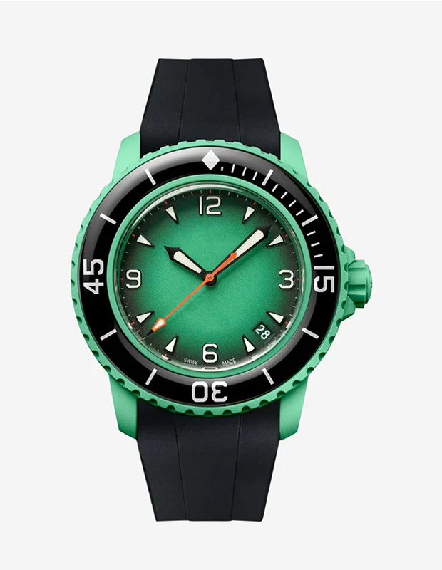 Rubber B Style Strap for Blancpain x Swatch Ocean Of Storms - Image 20