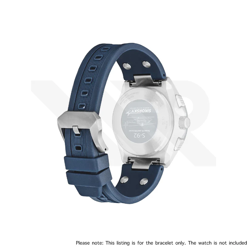 Replacement Rubber Strap Compatible with Citizen Promaster Skyhawk A-T JY8120 , JY8125 , JY8128 , JY8147 , JY8148 , JY8149 , JY8156