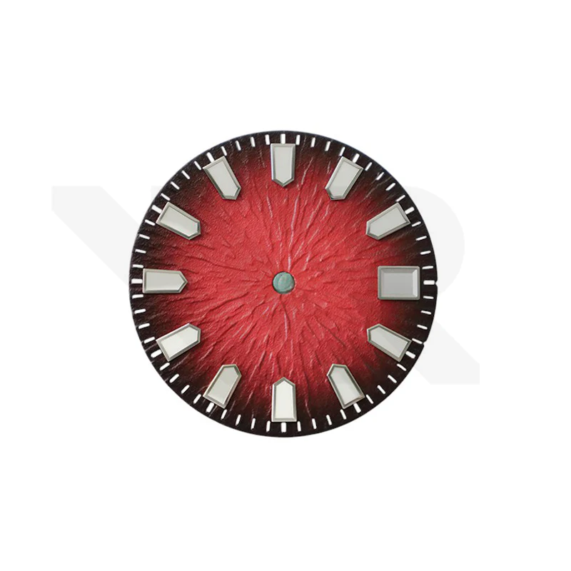 Ruptured Textured Dial for Seiko Mod: Red