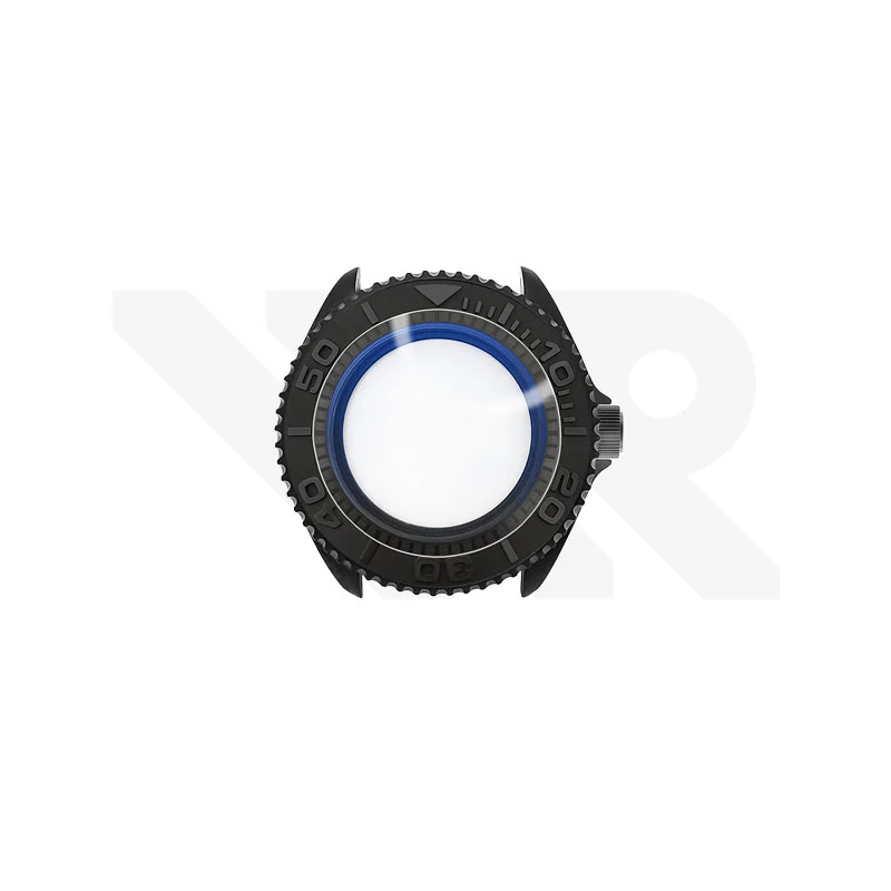 Sandblasted Black SKX 3 O'clock Case Set for Seiko Mod: Black Yachtmaster Style