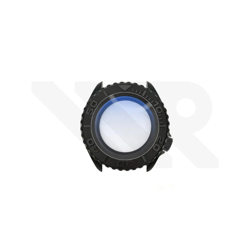 Sandblasted Black SKX Case Set for Seiko Mod: Black Yachtmaster Style
