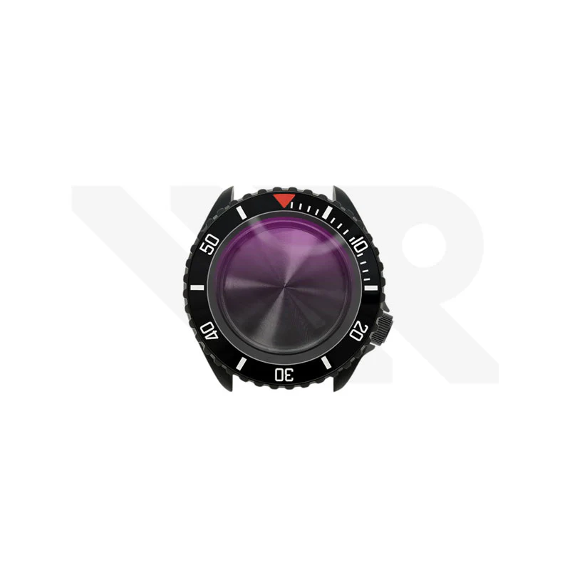 Sandblasted Black SKX Case Set for Seiko Mod: Blackbay Style