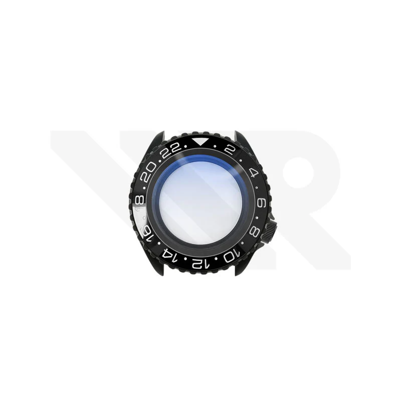 Sandblasted Black SKX Case Set for Seiko Mod: GMT Master Style