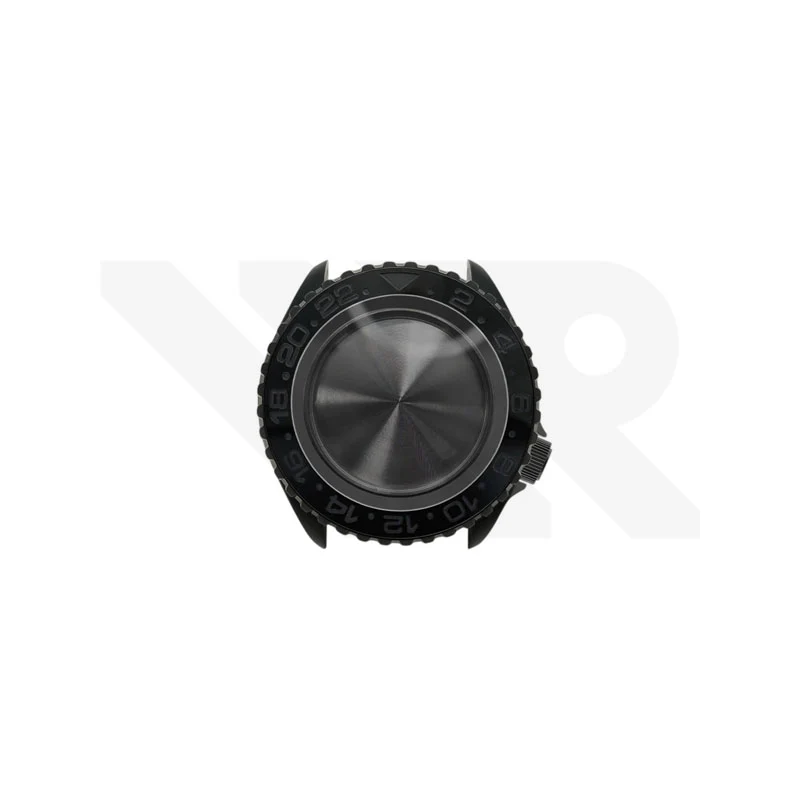 Sandblasted Black SKX Case Set for Seiko Mod: Stealth GMT Master Style