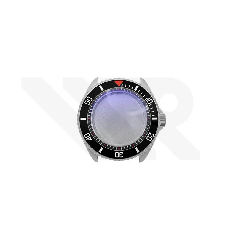 Sandblasted Silver SKX 3 O'clock Case Set for Seiko Mod: Blackbay Style