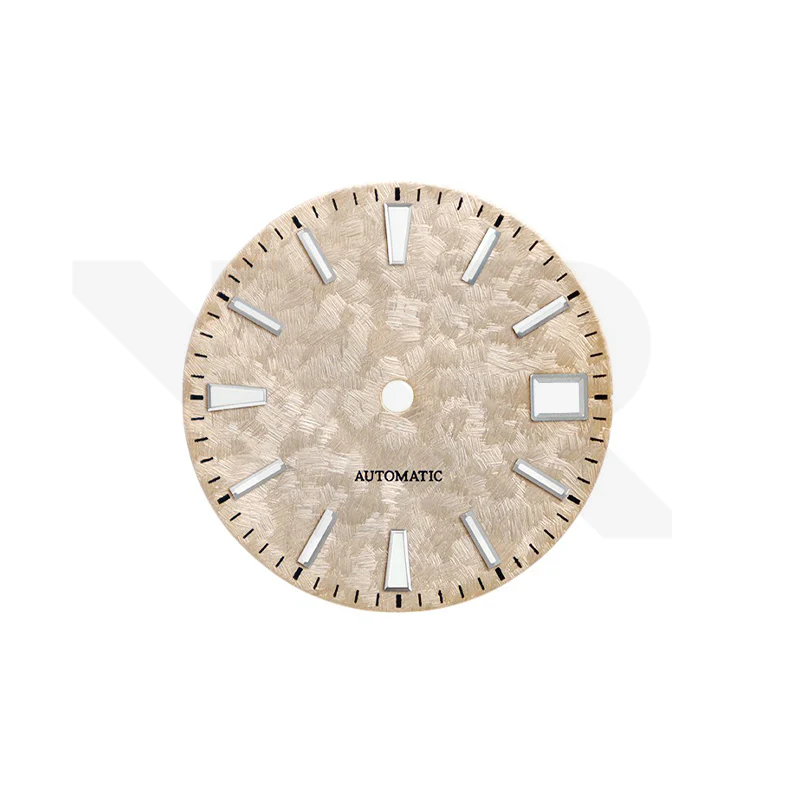 Sea of Cloud GS Dial for Seiko Mod: Champagne Gold with GS Indices