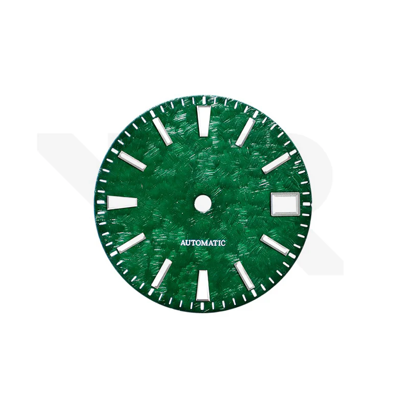 Sea of Cloud GS Dial for Seiko Mod: Emerald Green with GS Indices