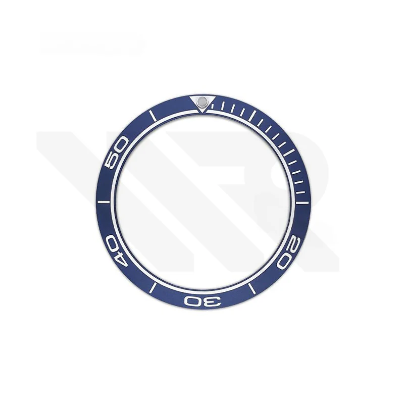 Seamaster SM300 Style Matte Finished Ceramic Sloped Bezel Inserts for SKX007 / SRPD Seiko Mod: Blue