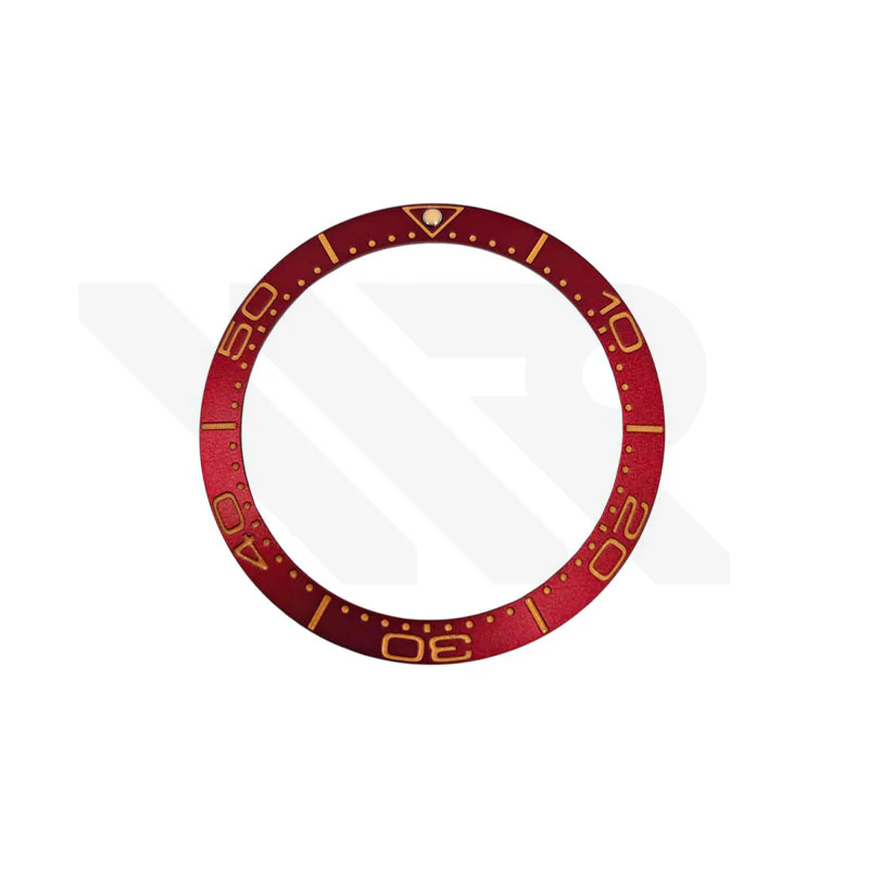 Seamaster Style Aluminium Sloped Bezel Insert for SKX007 /SRPD - Red