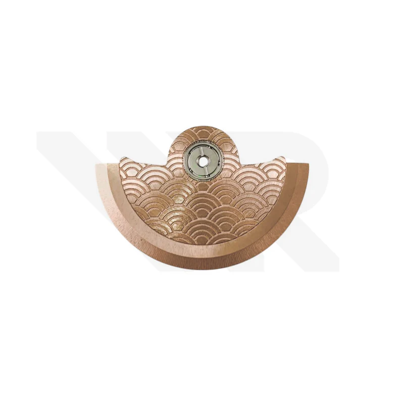 Seiko NH Movement Rotor - Seigaiha Wave: Rose Gold