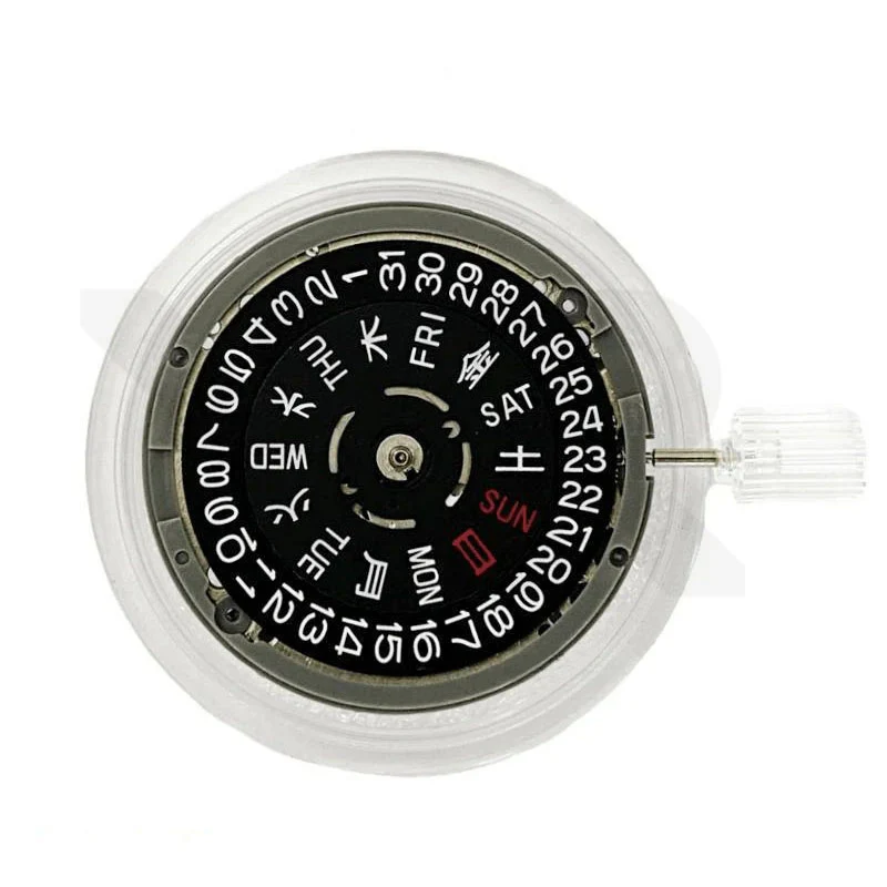 Seiko (SII) NH36A Automatic Movement (Black / Kanji 3.18o'clock)