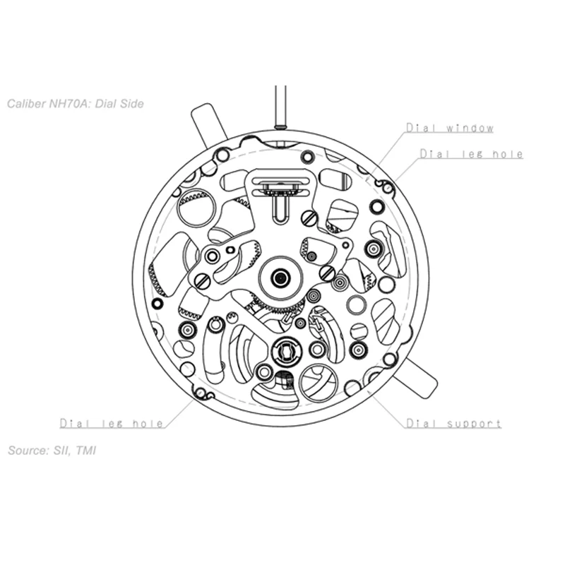 Seiko (SII) NH70A Automatic Movement - Image 3