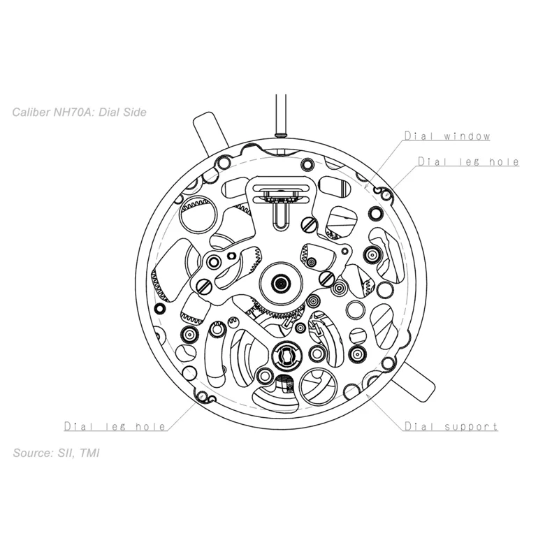 Seiko (SII) NH71A Automatic Movement - Image 3
