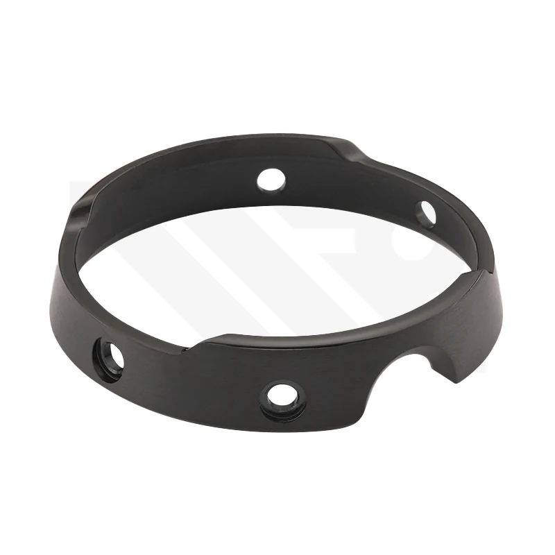 Shroud for Seiko Prospex Marine Master Professional Tuna SBBN013 SBBN025 SBBN027 SBBN029 SBBN040 SBBN042 SBBN051: Brushed Black