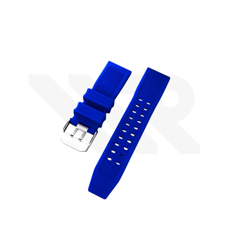 Silicone Diver Strap Compatible with Luminox Watches (Blue) - Image 2