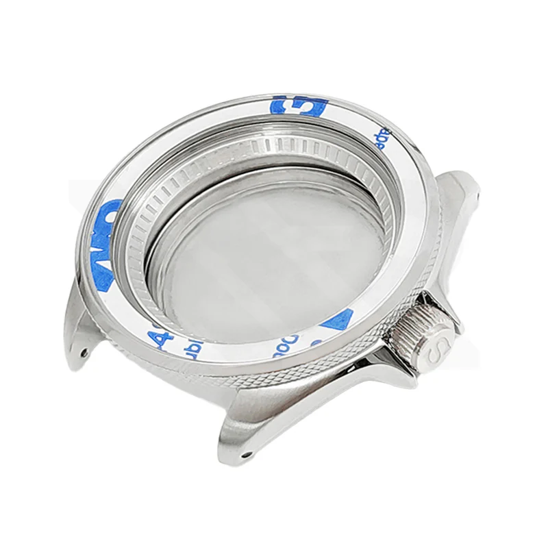 SKX Polished Case Set for Seiko Mod: Silver (3'o clock Crown) - Image 2
