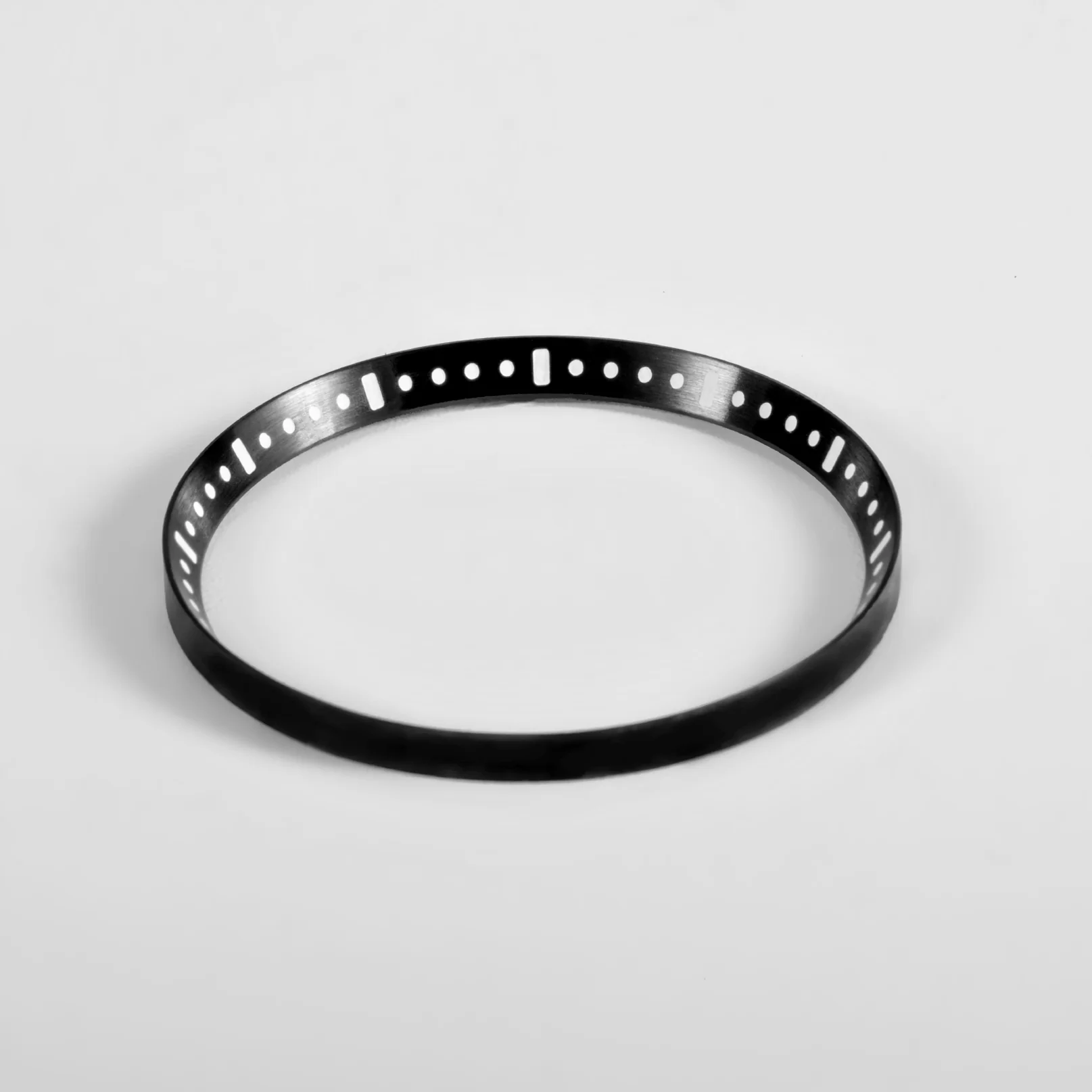 Seiko Mod Lumed Chapter Ring for SKX007/SRPD: Brushed Black Stainless Steel - Image 2