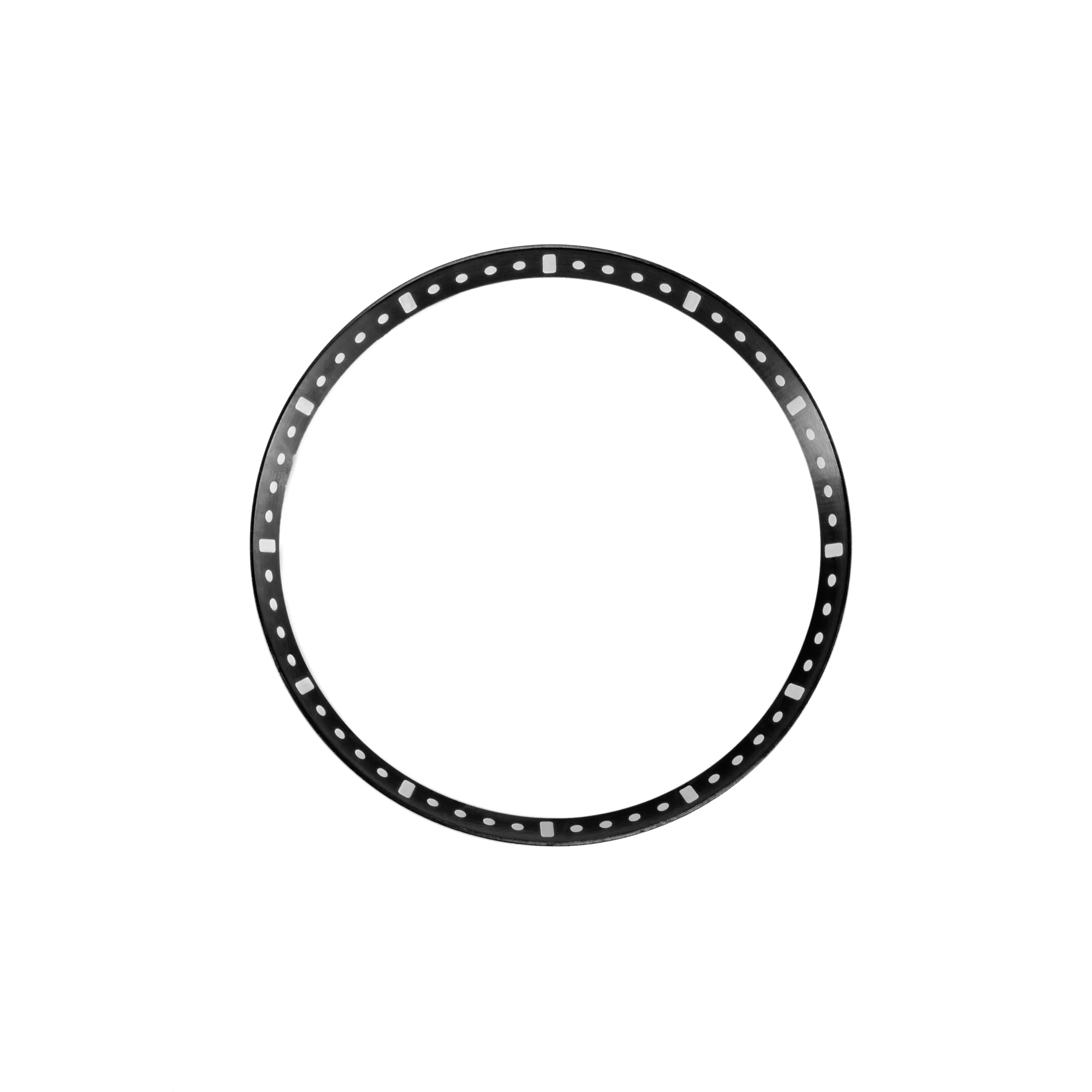 Seiko Mod Lumed Chapter Ring for SKX007/SRPD: Brushed Black Stainless Steel - Image 4