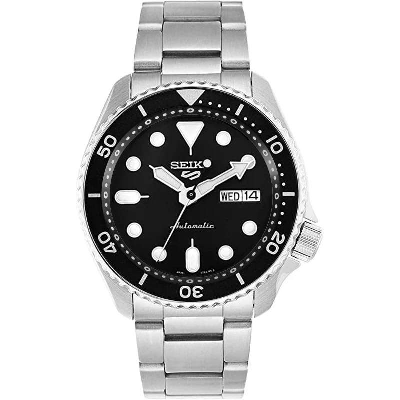 SKX / SRPD Chapter Ring: Brushed Black Stainless Steel with Luminous Markers - Image 3